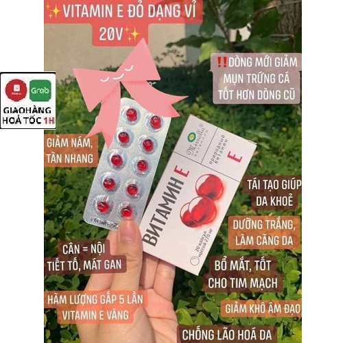 SỈ [CHÍNH HÃNG100%] Vitamin E đỏ Mirrolla NGA 270mg - LOẠI LỌ VÀ VỈ