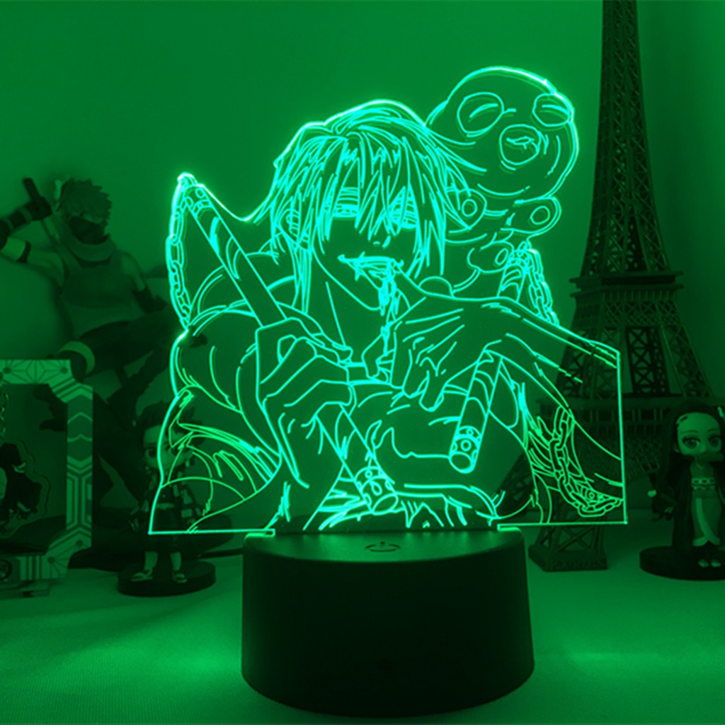 Đèn Led 3d Tạo Hình Anime Xinh Xắn