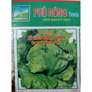 Hạt giống xà lách minetto 2gr