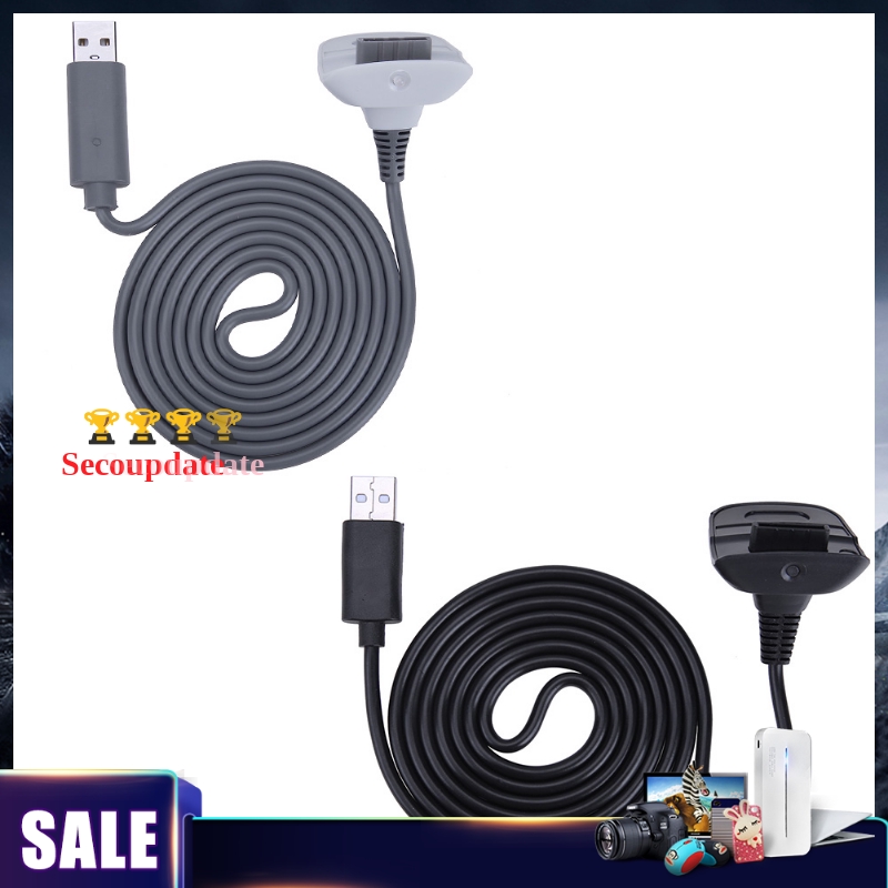 [Secoupdate]Charging Cable for Xbox 360 Wireless Game Controller Joysti 1pc