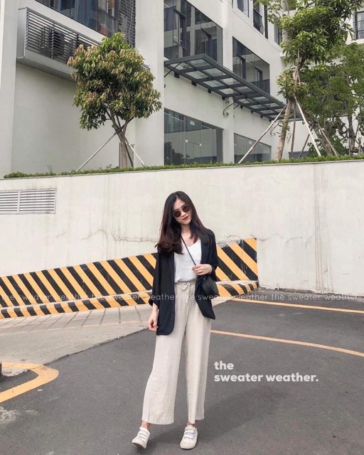Áo Khoác Blazer Trơn Ulzzang Phong Cách Hàn Quốc Đủ Màu Ảnh Thật Túi Hộp