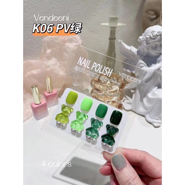 sơn gel vendeeni set 4 màu các màu hot mới