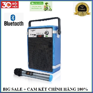 Loa di động Soundmax M2 Bluetooth 40W (loa trợ giảng, du lịch, hát karaoke) kèm Mic - Hàng Chính Hãng