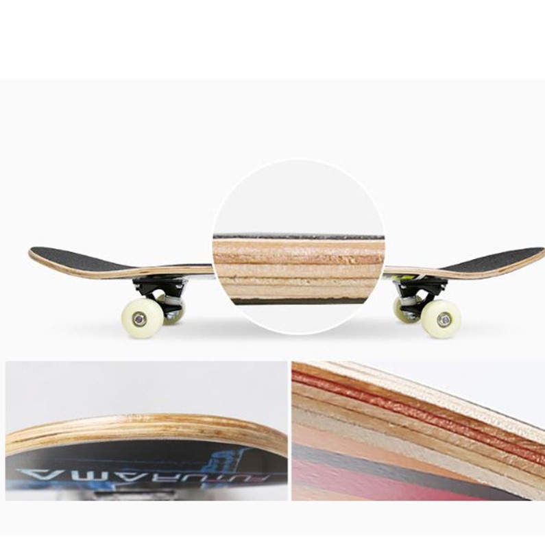 Ván trượt Skateboard bằng gỗ cao cấp chính hãng Cougar MH3108