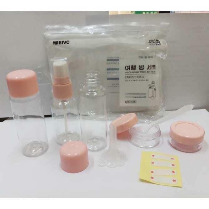 Bộ Chiết Mỹ Phẩm Du Lịch 7 Món Mini