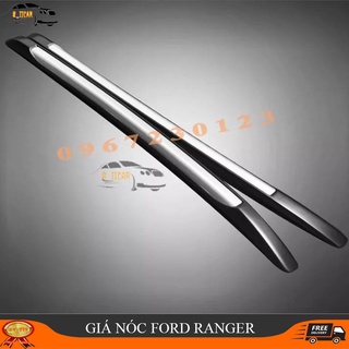 Hai thanh giá nóc xe bán tải dán thấp ranger, bt50, colorado, hilux
