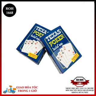 Bộ bài tây nhựa Poker bền đẹp chống nước 100% Plastic (BN 16)