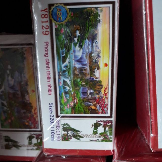 (KHO SỈ GIÁ RẺ ) TRANH ĐÍNH ĐÁ Y8129 2.2M×110
