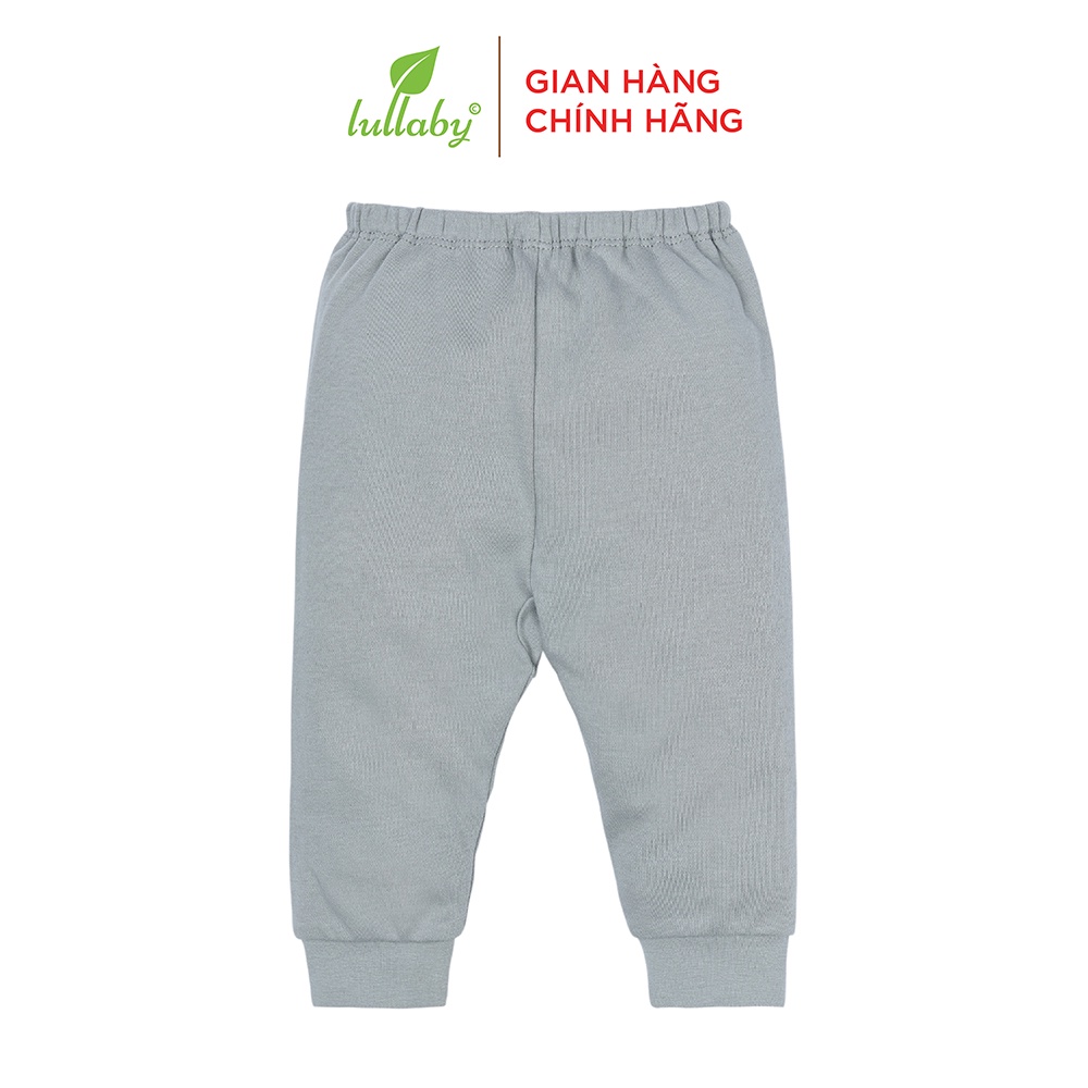 LULLABY Quần dài đáp đũng bo gấu bé trai NH674P