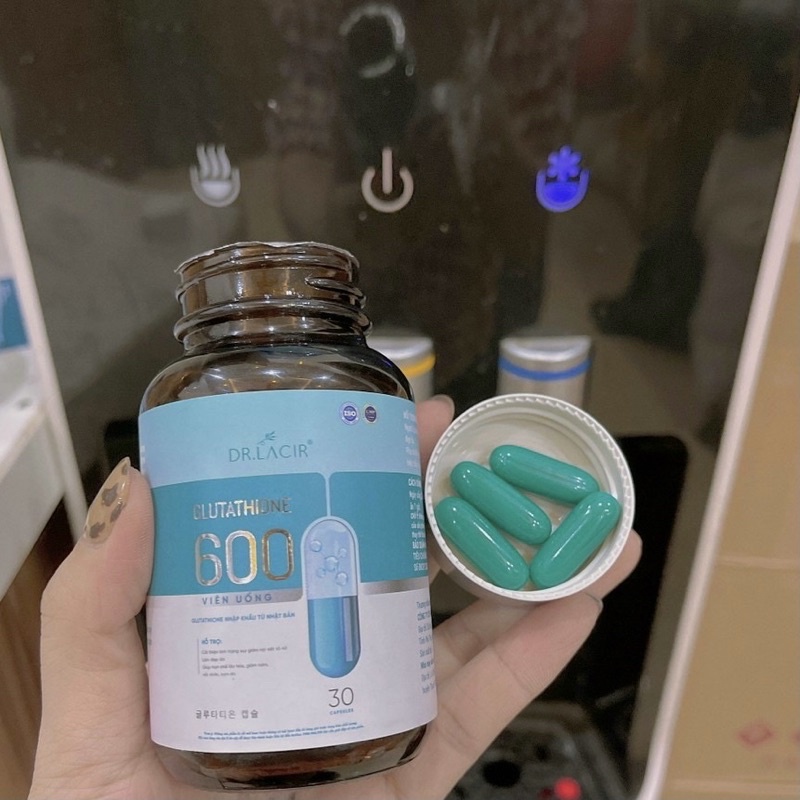 Viên Uống Trắng Da Mờ Nám GLUTATHIONE 600 ĐR LACIR