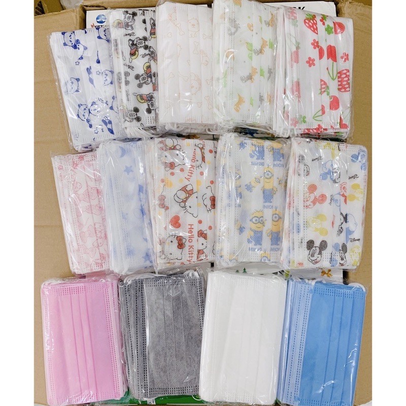 💖Hộp 50 chiếc khẩu trang Trẻ Em 💖 Kids Face Mask