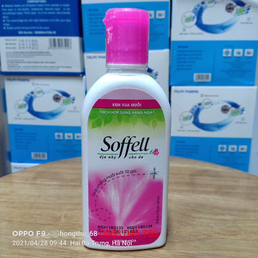 Kem chống muỗi Soffell hương hoa 60ml