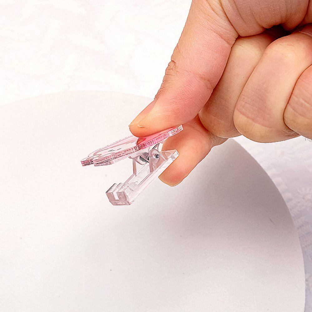 Kẹp Giữ Chỉ Số / Snack Bằng Acrylic Trong Suốt Họa Tiết Hoạt Hình Sáng Tạo