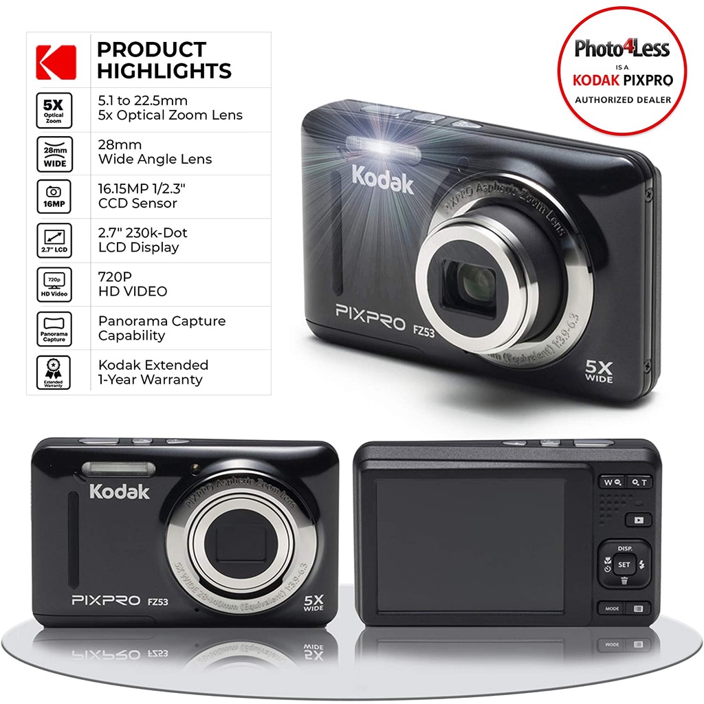 Camera kỹ thuật số KODAK PIXPRO FZ53
 | BigBuy360 - bigbuy360.vn