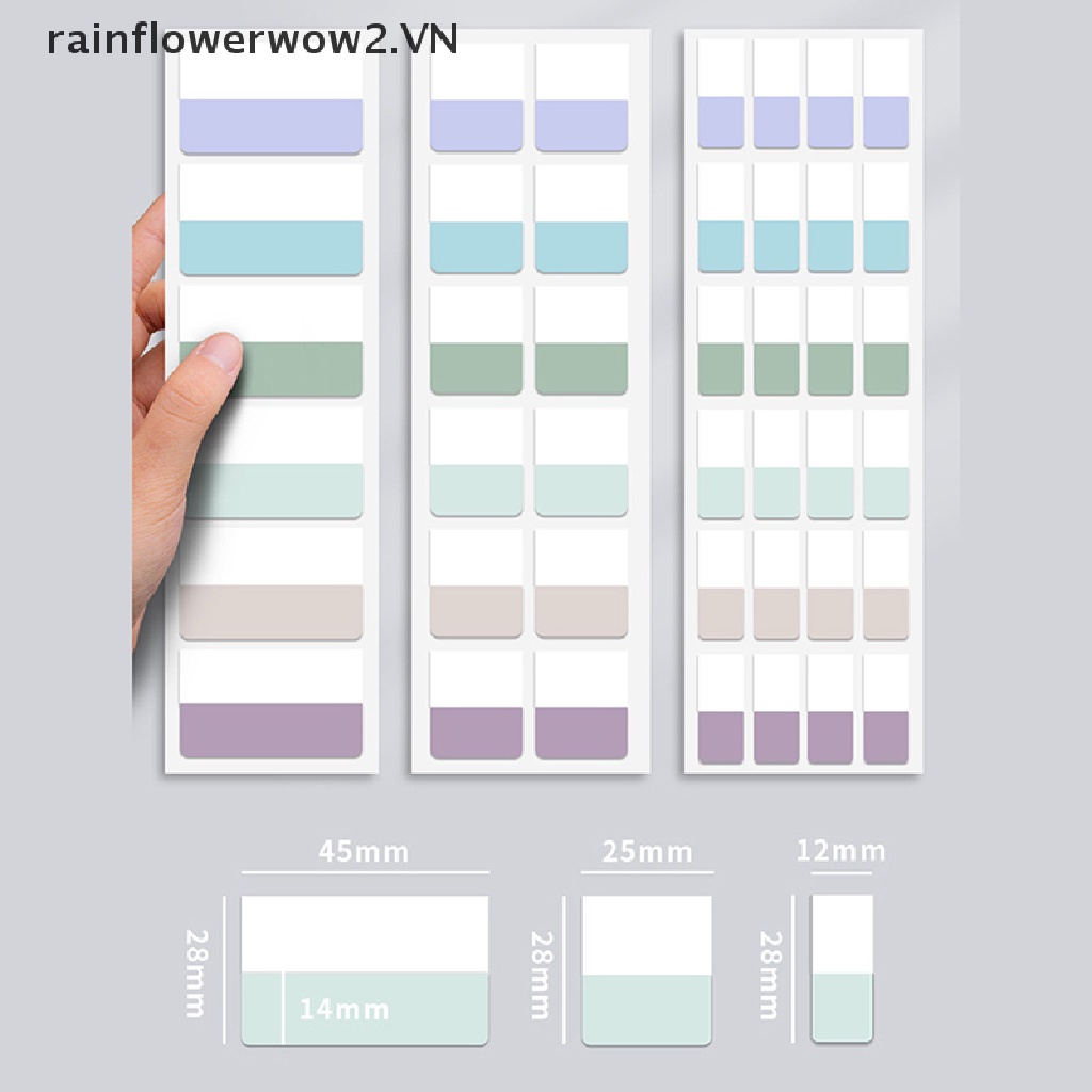 Bộ 240 Miếng Dán Đánh Dấu Trang Sách Nhiều Màu Có Thể Tháo Rời