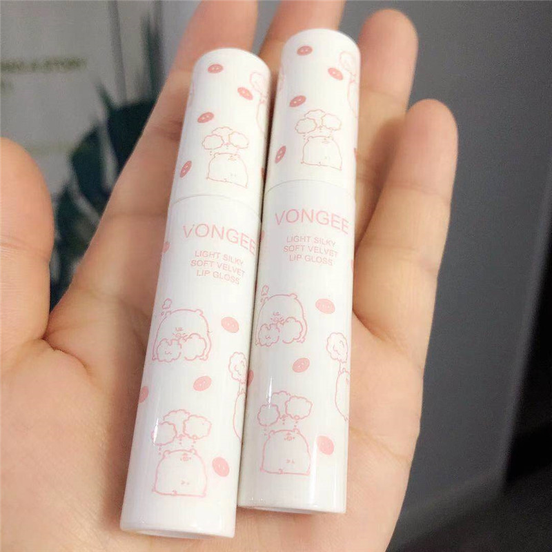 [Hàng mới về] Son kem Vongee màu mịn chống thấm nước xinh xắn hợp thời trang