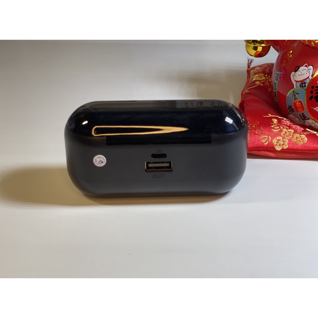 💘💘 Tai nghe Amoi Bluetooth 5.1  F9 bản quốc tế, có mic nghe gọi, kiêm sạc dự phòng, kháng nước, hàng chính hãng 💘💘