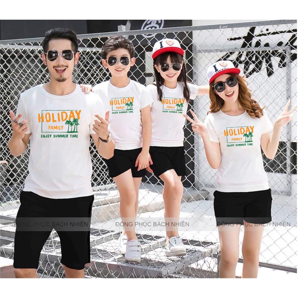 ÁO THUN GIA ĐÌNH ĐI CHƠI - ĐI BIỂN - IN ẤN GIA ĐÌNH LÀ SỐ 1