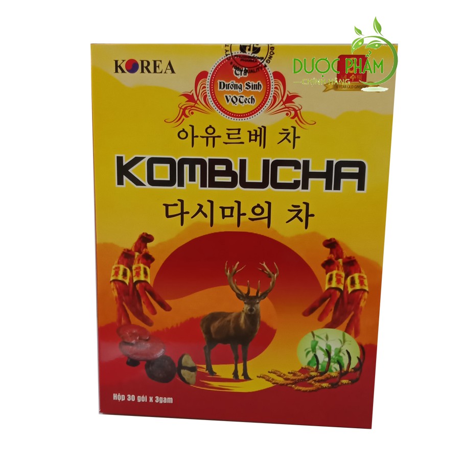 COMBO 6 HỘP TRÀ DƯỠNG SINH KOMBUCHA (hộp 30 gói)