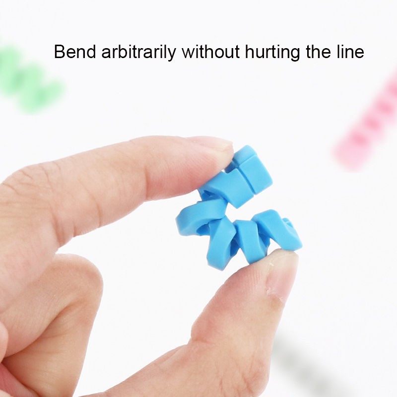 2 Dây Xoắn Quấn Bảo Vệ Dây Cáp Sạc/Tai Nghe