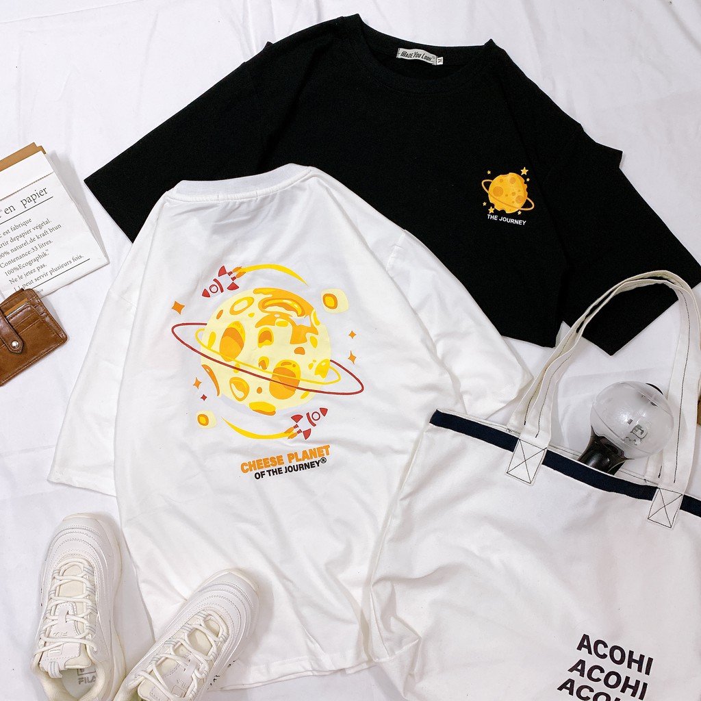 Áo thun tay lỡ  THE JOURNEY  phông Unisex nam nữ tee oversize form rộng pull Ulzzang Streetwear Hàn Quốc vải mềm