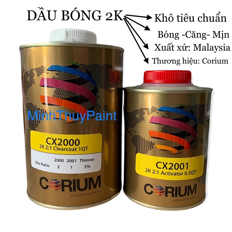 Dầu bóng 2K Corium CX2000