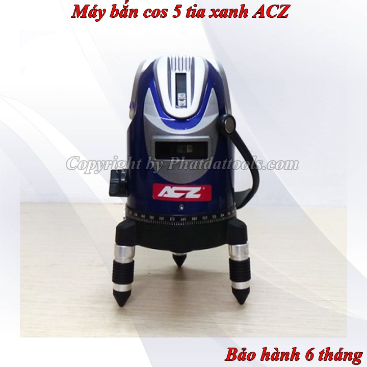 Máy thăng bằng Laser 5 tia xanh ACZ-Máy cân mực laser-Kèm chân 1m2