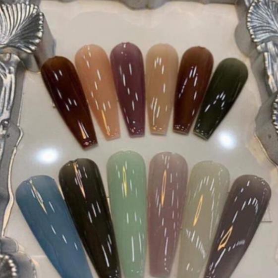 Sơn gel thạch bobo sét 12 màu các màu hót