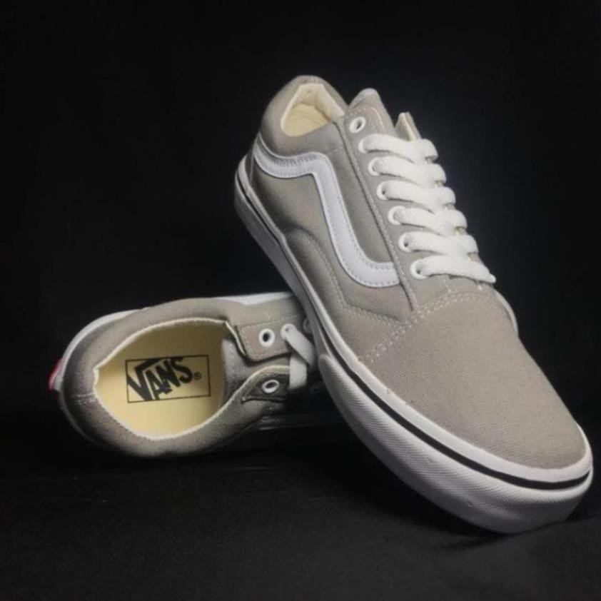 Giày thể thao nam nữ vans old sckool màu xám,giày vans nam nữ full size 36-43 hàng vnxk | BigBuy360 - bigbuy360.vn