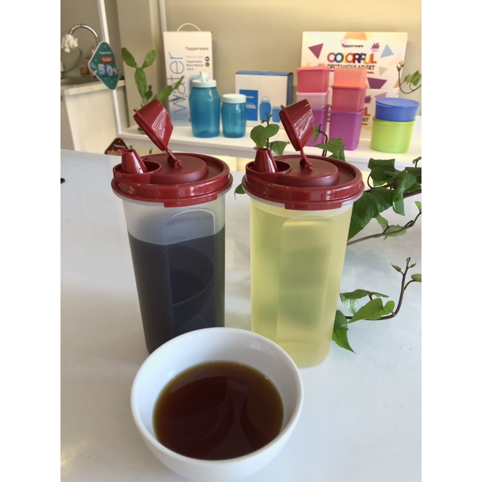 Tupperware bình dầu, chai đựng nước mắm 650ml