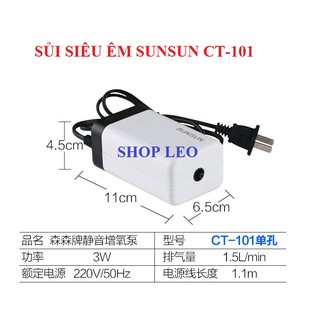 MÁY SỦI KHÍ OXY CHO BỂ CÁ SUNSUN CT-101
