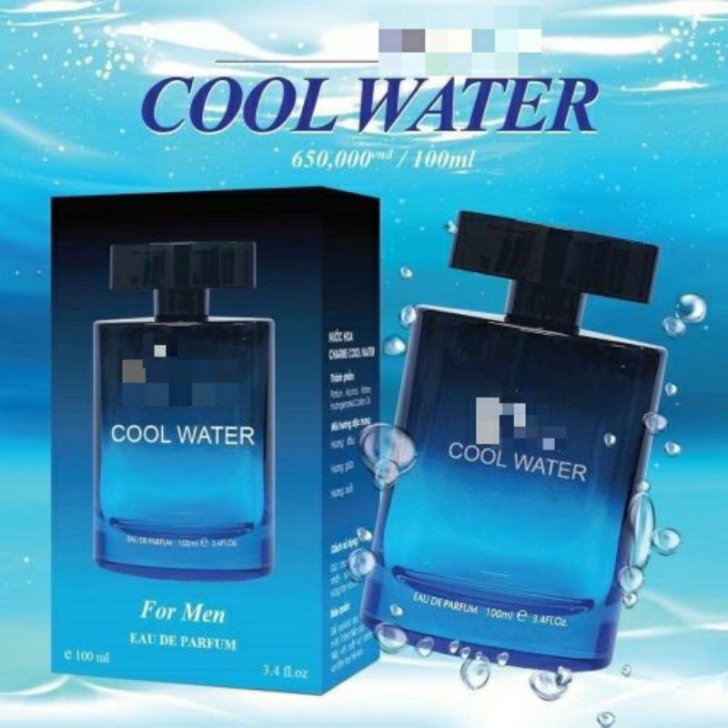 Nước hoa nam Cool Water (100ML)  - THƠM MÁT VÀ NAM TÍNH