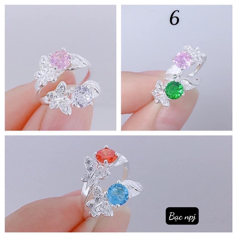 Nhẫn cho bé yêu siêu xinh,bạc BNP