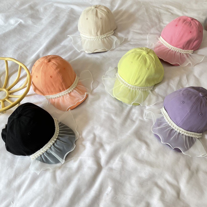 Mũ Phối Ren Chống Nắng Thời Trang Mùa Hè Cho Bé