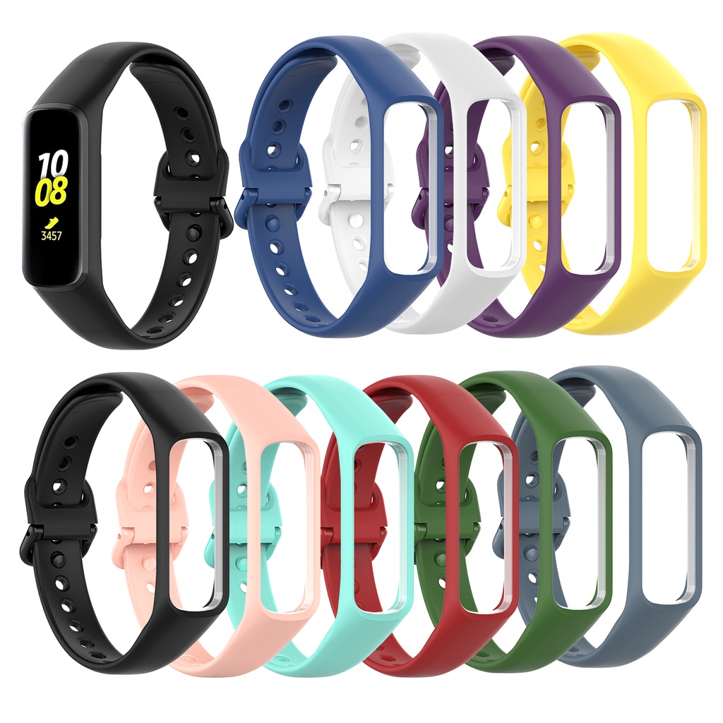Dây Đeo Silicon Nhiều Màu Cho Đồng Hồ Thông Minh Samsung Galaxy Fit2 R220