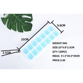 Khay Làm Đá Silicon 14 Ô Có Nắp FHT 【 T4 P27 A0 】