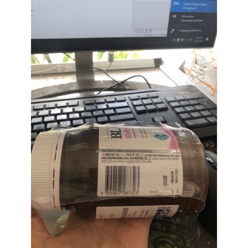 Tinh dầu hoa anh thảo Blackmores 190 viên.