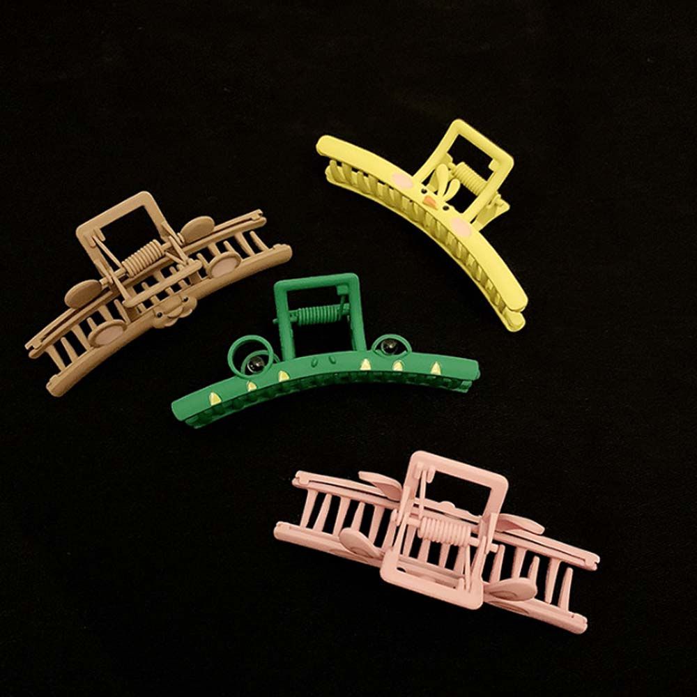 Kẹp tóc hình động vật bằng kim loại dễ thương nhiều màu phong cách Hàn Quốc cho nữ