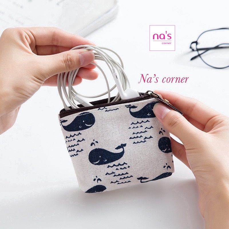 Ví mini vải canvas đẹp bền