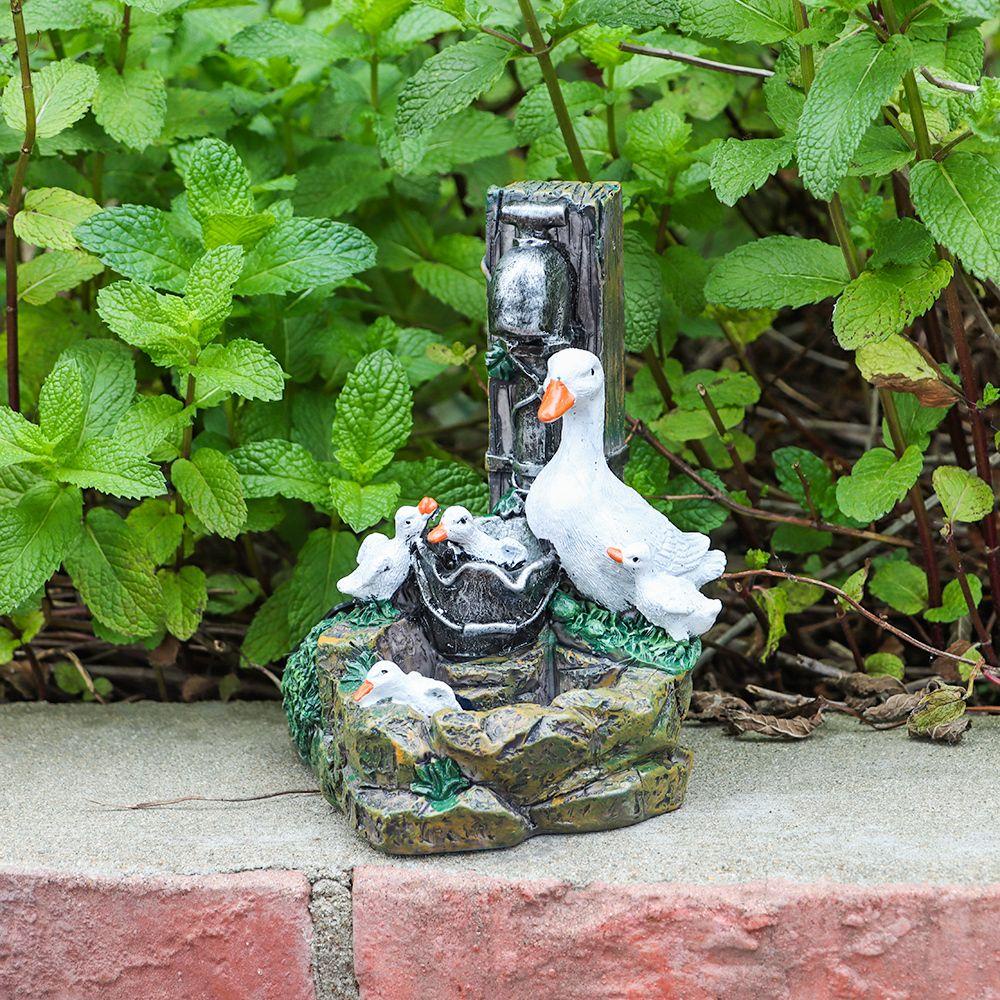 KUNHEV Tượng Vịt Sử Dụng Năng Lượng Mặt Trời Trang Trí Sân Vườn