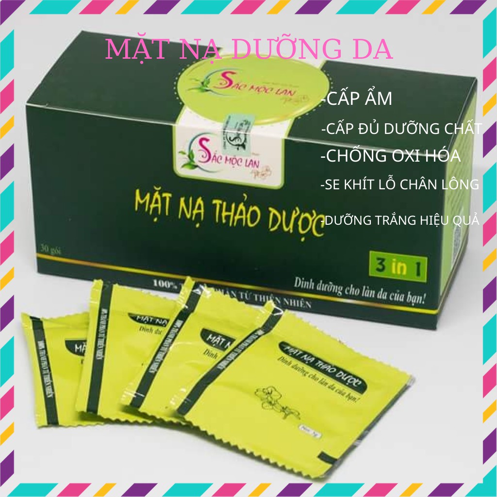 Mặt Nạ Thảo Dược Sắc Mộc Lan