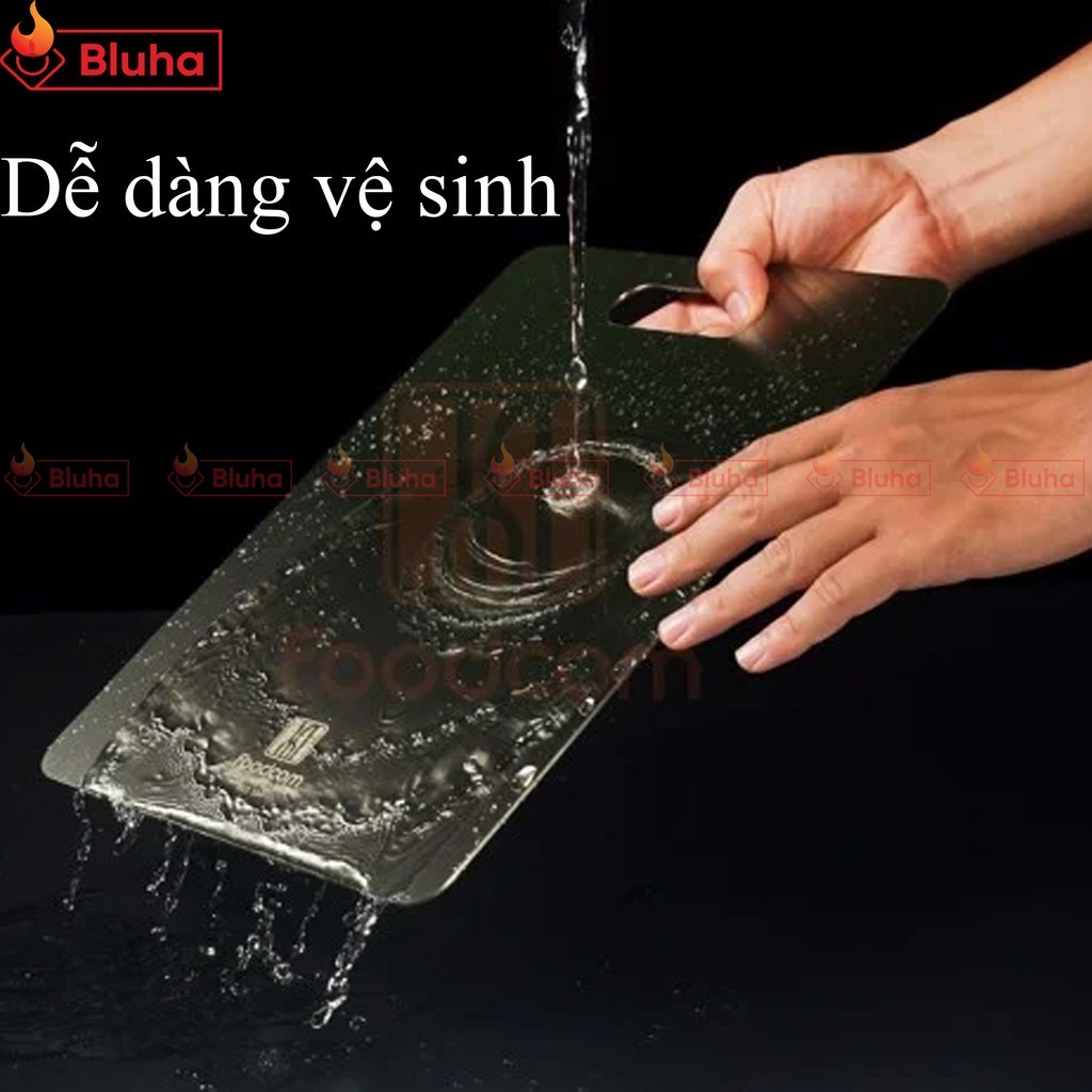 THỚT INOX 304 KHÁNG KHUẨN, VỆ SINH DỄ DÀNG, CHỐNG ẨM MỐC KHÔNG XƯỚC DẰM KHI SỬ DỤNG