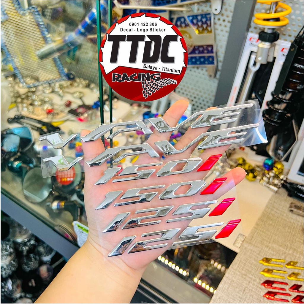 Tem Wave 125i/150i mẫu 2018-2021 mẫu 1:1 cực đẹp