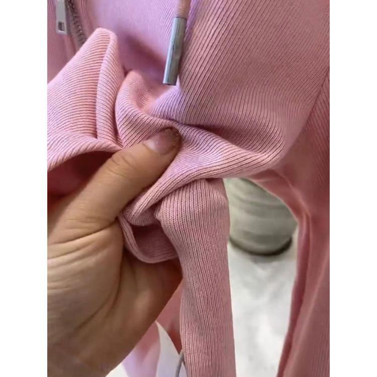 The store is on holiday  please chat with customer service! Áo Thun Tay Dài Có Nón Và Khóa Kéo Thời Trang Mùa Thu Hàn Quốc Hàng Mới 2022