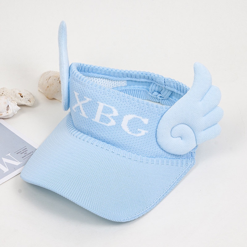 Mũ Lưỡi Trai Hở Chóp Bằng Cotton Thêu Chữ Thoải Mái Thời Trang Mùa Hè Cho Bé Trai Và Gái