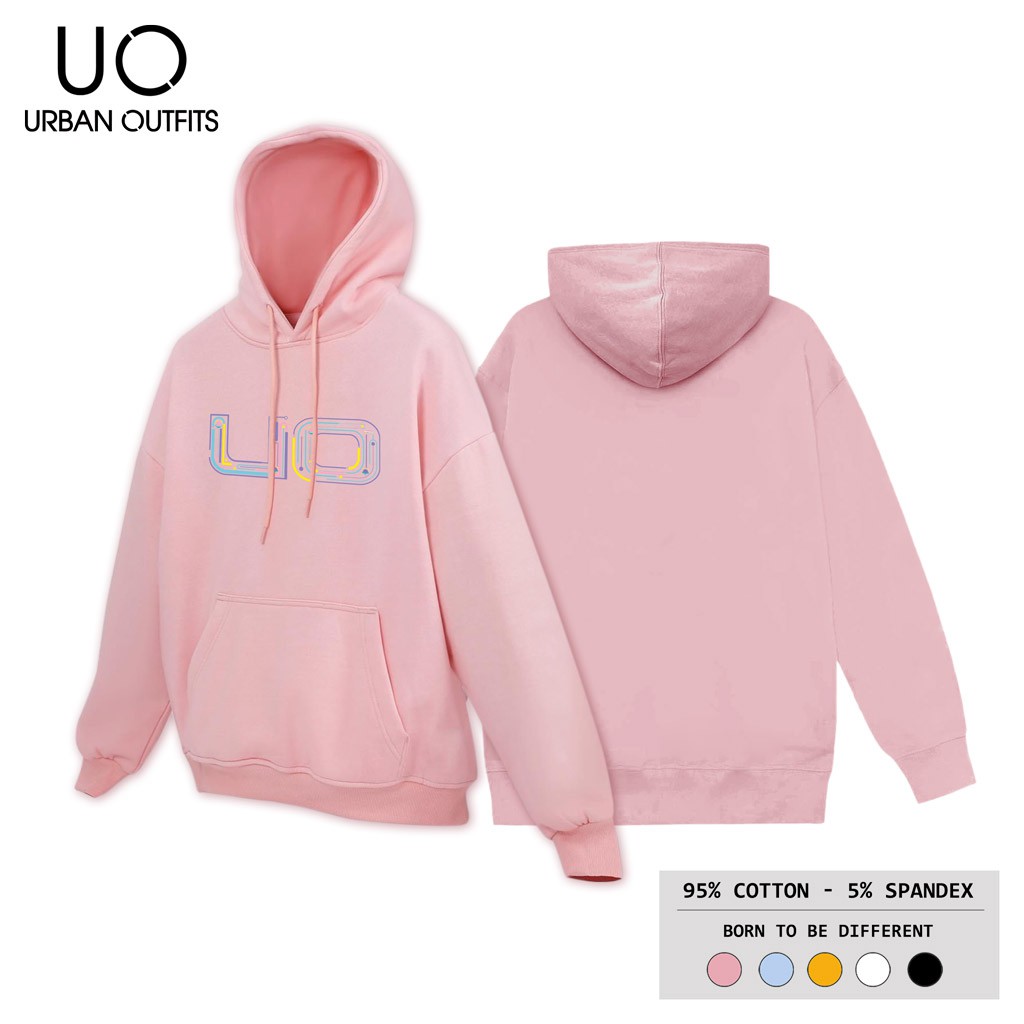 Áo Hoodie Nam Nữ Form Rộng URBAN OUTFITS In Chữ UO HOO10 Chui Đầu Thun Cotton Nỉ | BigBuy360 - bigbuy360.vn