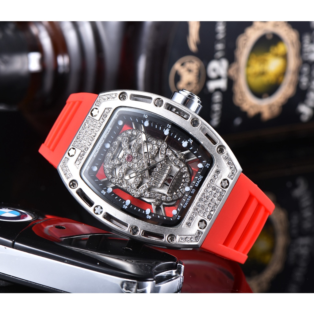 Đồng Hồ Thể Thao Richard Ghost Head Thiết Kế Mới Cao Cấp Dành Cho Nam