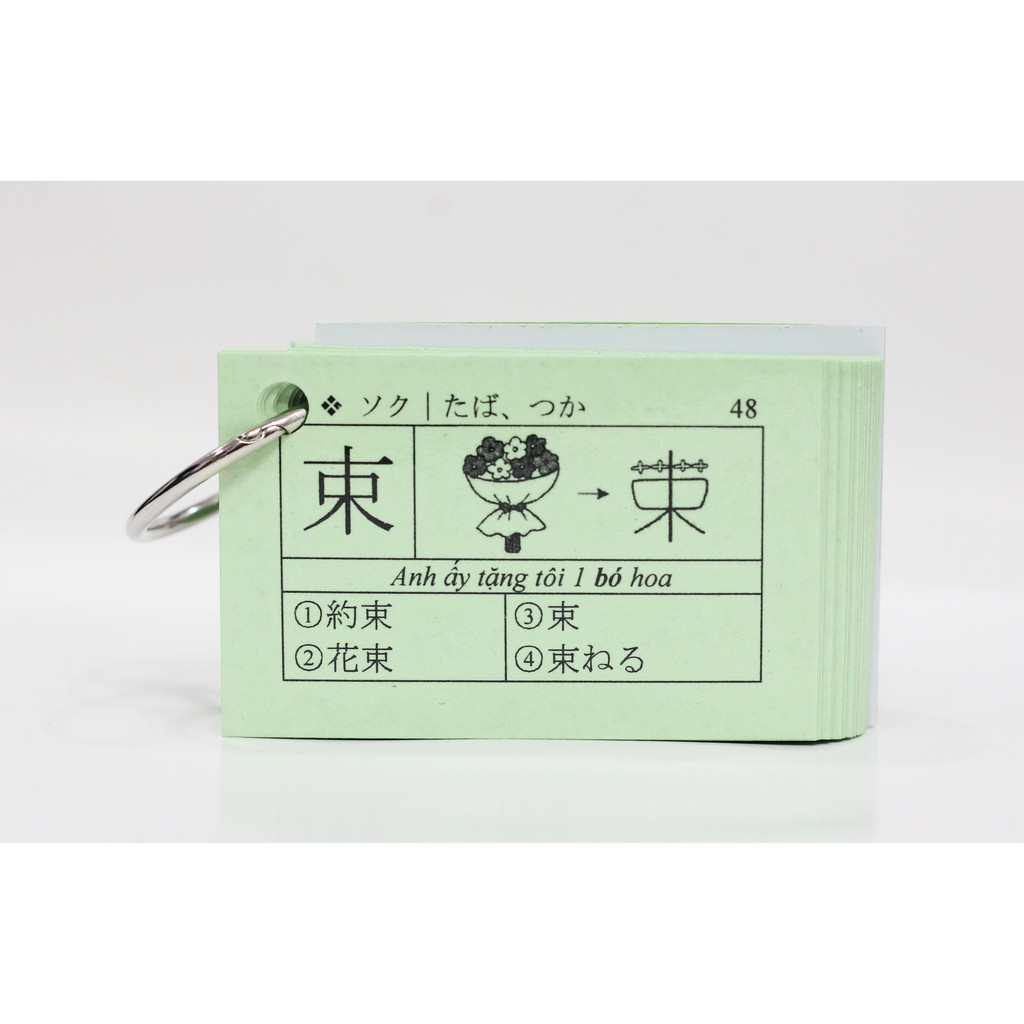 Thẻ Học Hán Tự Tiếng Nhật N3 - Flashcards Kanji Trung Cấp (Tái Bản Mới Nhất)