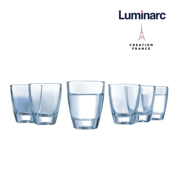 Bộ 6 Ly Rượu Thủy Tinh Luminarc Gin Shot 50ml - LUGI16166 | Phân Phối Chính Hãng