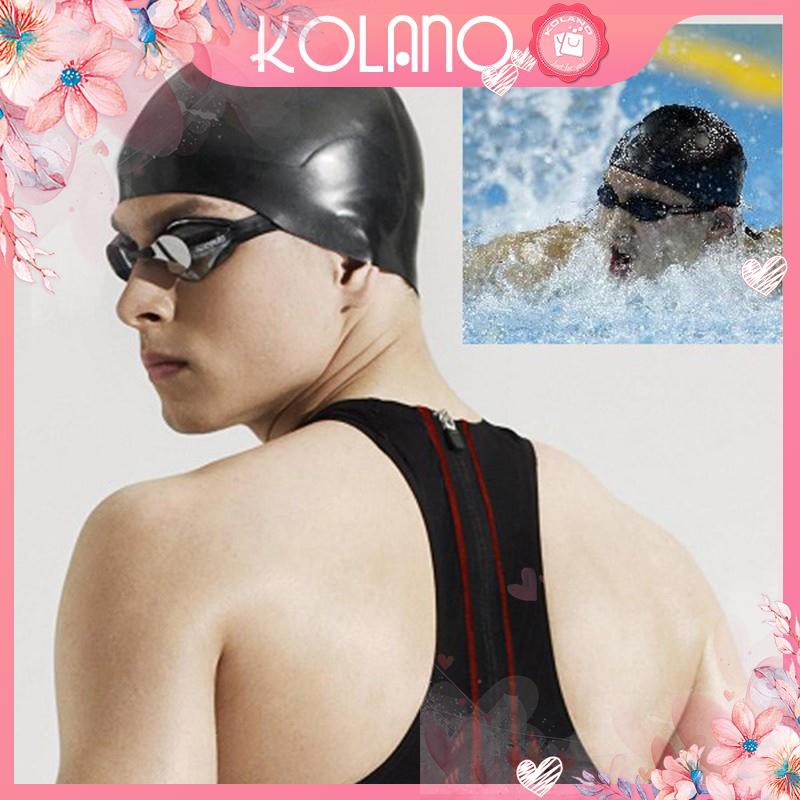 Mũ bơi silicon KOLANO Zoto unisex trùm kín đầu chống nước cho người lớn bơi lội an toàn SS-001159